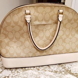 Authentic coach purse and wallet set
